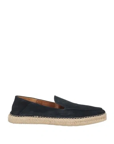 Hackett Earth Man Loafers Navy Size 11 Leather In Black