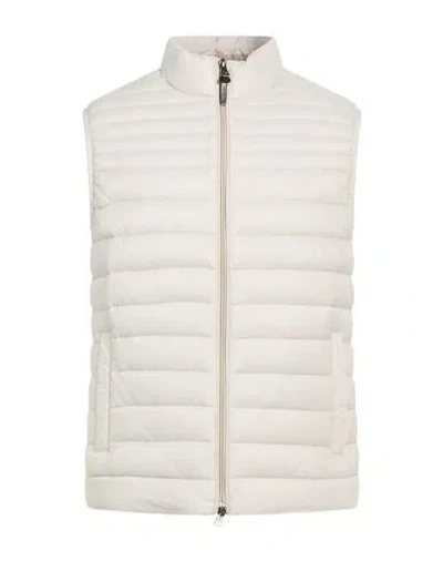 Hackett Earth Man Vest Beige Size M Polyamide In White