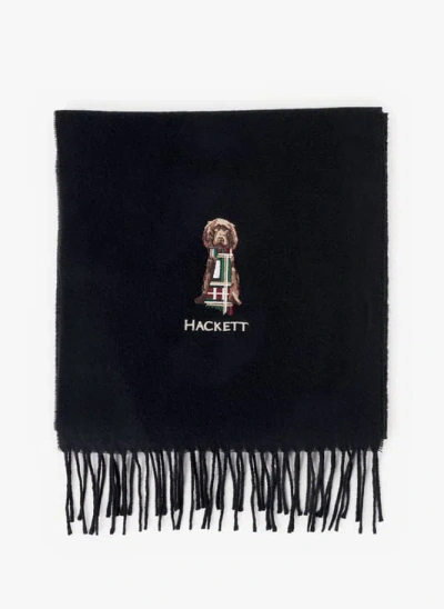 Hackett Echarpe Brodée In Blue