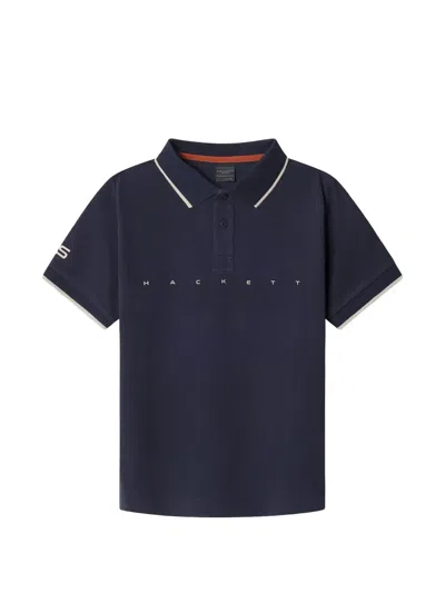 Hackett Kids' Essential Polo Shirt In Blue