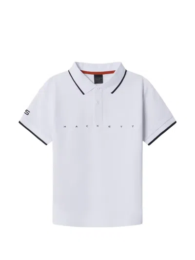 Hackett Kids' Essential Polo Shirt In White