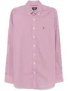 Hackett Gingham-check Shirt In Red