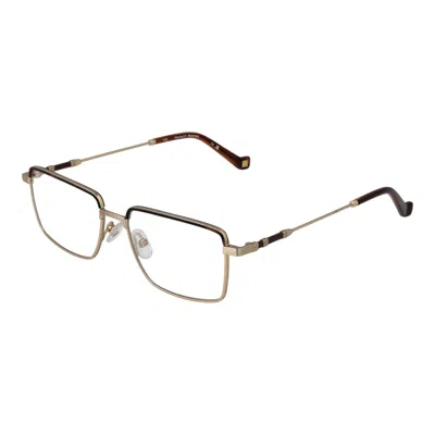 Hackett Gold Metal Glasses Men's (frames) In Brown