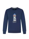 Hackett Graphic-print Sweatshirt In Blue