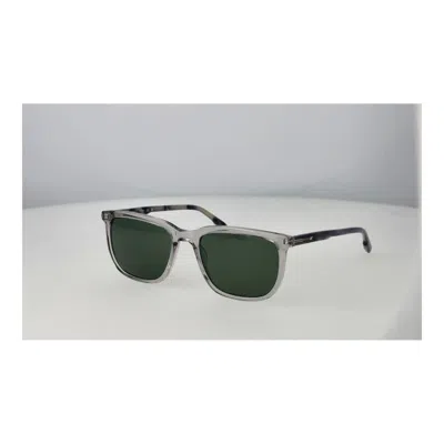 Hackett Gray Acetate Sunglasses In Green