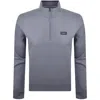 Hackett Half Zip Sweatshirt Blue In Blue