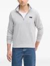 Hackett Half-zip Sweatshirt In Gray