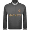 Hackett Half Zip Sweatshirt Grey In Gray