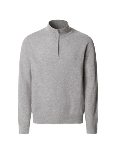 Hackett Half-zip Sweater In Gray