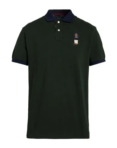 Hackett Harry Edition Man Polo Shirt Dark Green Size Xxl Cotton