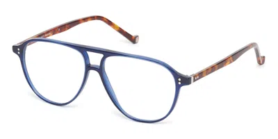 Hackett Heb237 683 Occhiali Da Vista Blu Per Uomo (solo Montatura) In Blue