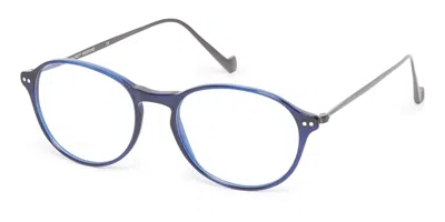 Hackett Heb247 683 Occhiali Da Vista Blu Per Uomo (solo Montatura) In Blue