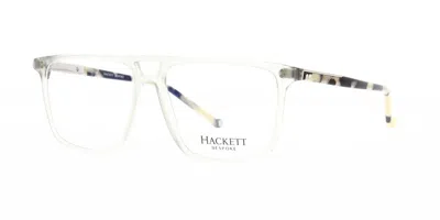 Hackett Heb252 950 Occhiali Da Vista Chiari Per Uomo (solo Montatura) In Transparent