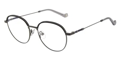 Hackett Heb283 Men's Glasses, Gunmetal, Size 50 In Gray