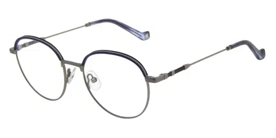 Hackett Heb283 Men's Glasses, Gunmetal, Size 50 In Gray