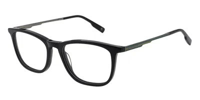 Hackett Hek1344 001 Occhiali Da Vista Neri Per Uomo (solo Montatura) In Glossy Solid Black