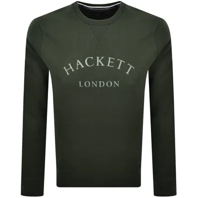 Hackett Heritage Crew Neck Sweatshirt Green