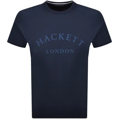 Hackett Heritage Essential T Shirt Ink Blue