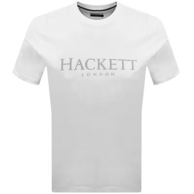 Hackett Heritage Essential T Shirt Optic White