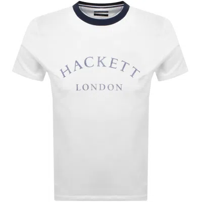 Hackett Heritage Essential Tee White
