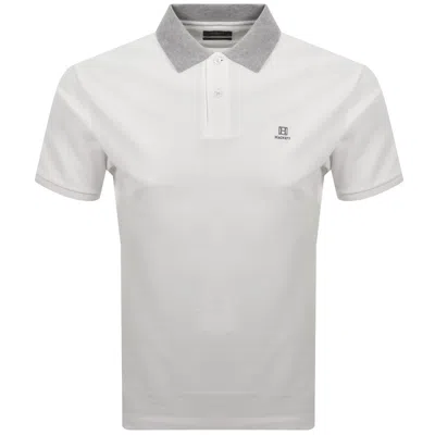 Hackett Heritage H Tape Polo T Shirt White