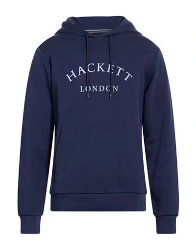 Hackett Heritage Man Sweatshirt Navy Size L Cotton In Blue