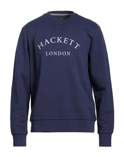 Hackett Heritage Man Sweatshirt Navy Size Xxl Cotton In Blue