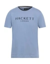 Hackett Heritage Man T-shirt Light Blue Size Xl Cotton