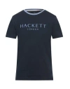 Hackett Heritage Man T-shirt Midnight Blue Size Xl Cotton In Blue