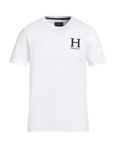 Hackett Heritage Man T-shirt White Size Xxl Cotton