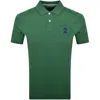 HACKETT HACKETT HERITAGE NUMBER POLO T SHIRT GREEN
