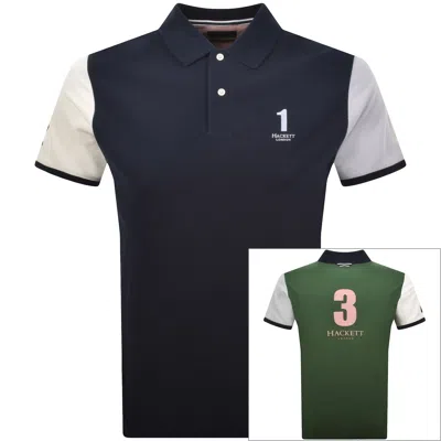Hackett Heritage Number Polo T Shirt Old Navy In Multi
