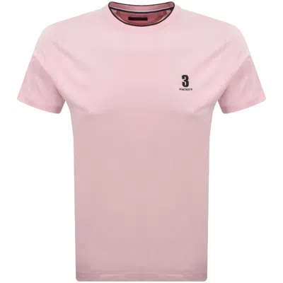 Hackett Heritage Number T Shirt Light Pink