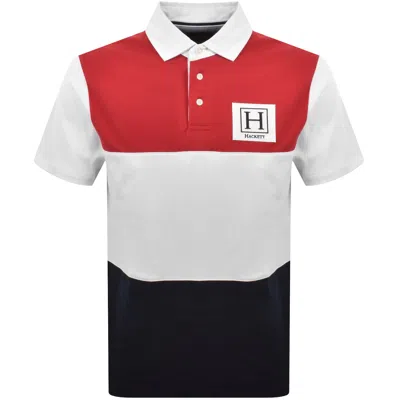Hackett Heritage Polo T Shirt Red In Animal Print