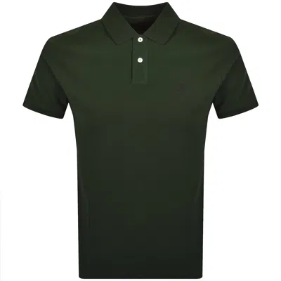 Hackett Heritage Small Logo Polo T Shirt Green