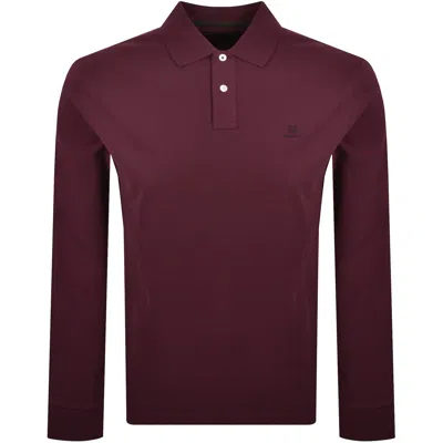 Hackett Heritage Small Logo Polo T Shirt Red