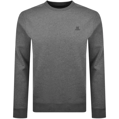 Hackett Heritage Small Logo Sweatshirt Grey