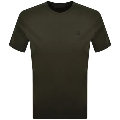 Hackett Heritage Small Logo T Shirt Green