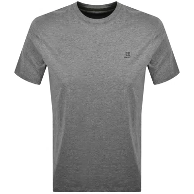Hackett Heritage Small Logo T Shirt Grey