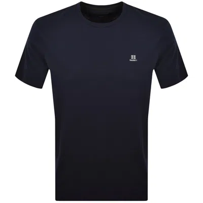 Hackett Heritage Small Logo T Shirt Navy