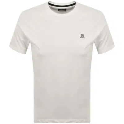 Hackett Heritage Small Logo T Shirt Off White