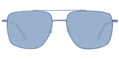 Hackett Hsk1150 Polarized 600p Men's Sunglasses Blue Size 55