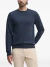 Hackett Logo-embroidered Sweatshirt In Blue