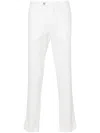 Hackett Logo-patch Trousers In Neutrals