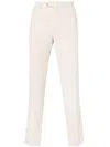 Hackett Logo-patch Trousers In Neutrals
