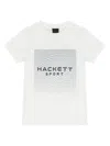 Hackett Logo-print T-shirt In White