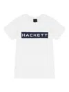 Hackett Logo-print T-shirt In White