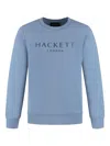Hackett Logo Sweatshirt In Blue