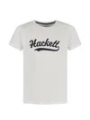 Hackett Logo T-shirt In White