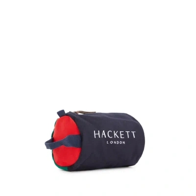 Hackett Logo Washbag In Blue